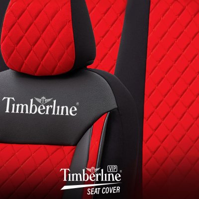 Housses de siège Timberline en Cuir VIP (Rouge)