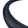 Couvre volant en cuir véritable noir